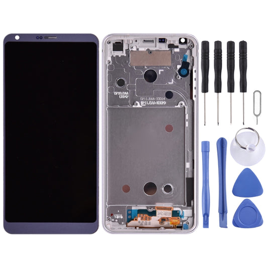 Original LCD Screen For LG G6 / H870 / H870DS / H872 / LS993 / VS998 / US997 Digitizer Full Assembly with Frame(Purple) by buy2fix