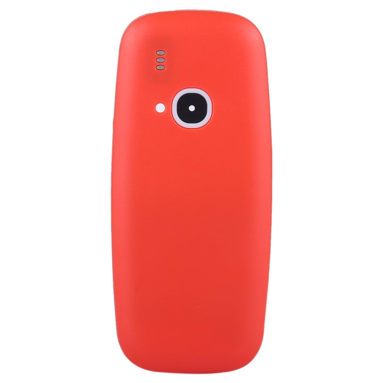 Full Assembly Housing Cover with Keyboard for Nokia 3310(Red) by buy2fix