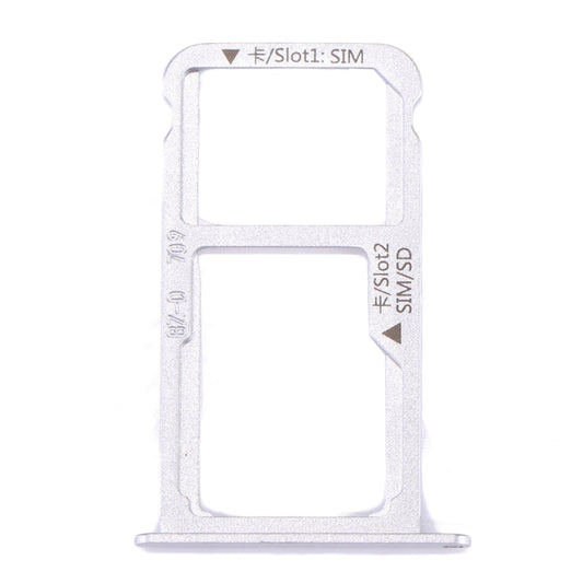 For Huawei Mate 9 SIM Card Tray & SIM / Micro SD Card Tray(White) by buy2fix
