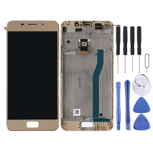 OEM LCD Screen for Asus Zenfone 3S Max ZC521TL X00GD Digitizer Full Assembly with Frame(Gold) by buy2fix