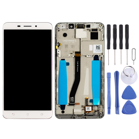 OEM LCD Screen for Asus ZenFone 3 Laser ZC551KL Z01BDC Digitizer Full Assembly with Frame(White) by buy2fix