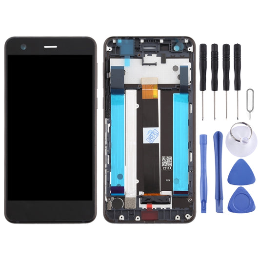 TFT LCD Screen for Nokia 2 N2 TA-1007 TA-1029 TA-1023 TA-1035 TA-1011 Digitizer Full Assembly with Frame & Side Keys (Black) by buy2fix