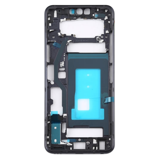 Front Housing LCD Frame Bezel Plate for LG G8 ThinQ (Black) by buy2fix