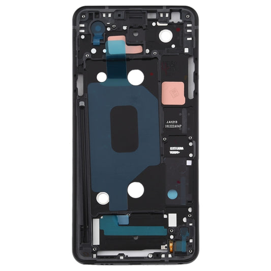Front Housing LCD Frame Bezel Plate for LG Q Stylo 4 Q710 Q710MS Q710CS (Black) by buy2fix