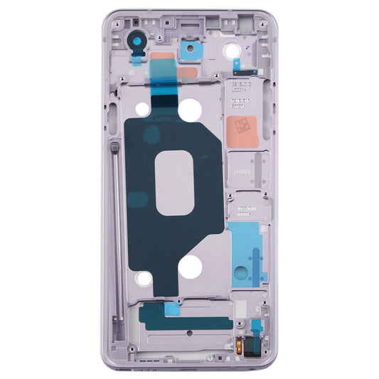 Front Housing LCD Frame Bezel Plate for LG Q Stylo 4 Q710 Q710MS Q710CS (Purple) by buy2fix