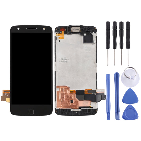 Original LCD Screen for Motorola Moto Z Force XT1650-02 Digitizer Full Assembly with Frame (Black) by buy2fix