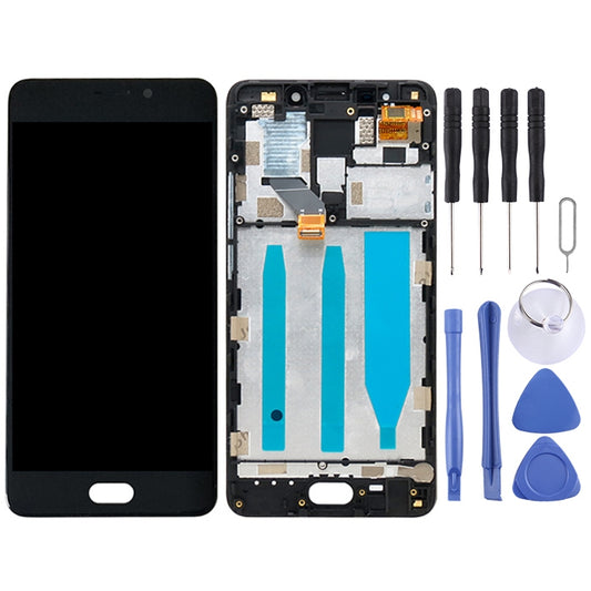 TFT LCD Screen for Meizu M6 Note Digitizer Full Assembly with Frame(Black) by buy2fix