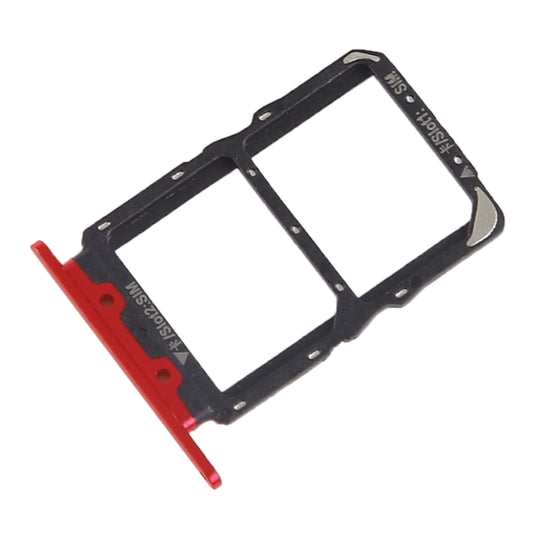 SIM Card Tray + SIM Card Tray for Huawei Nova 4 (Red) by buy2fix
