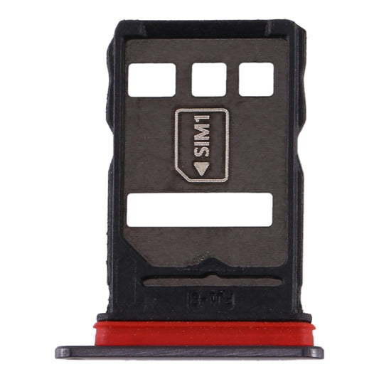 Original SIM Card Tray + NM Card Tray for Huawei Mate 30 (Black) by buy2fix