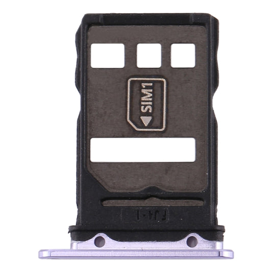 Original SIM Card Tray + NM Card Tray for Huawei Mate 30(Purple) by buy2fix