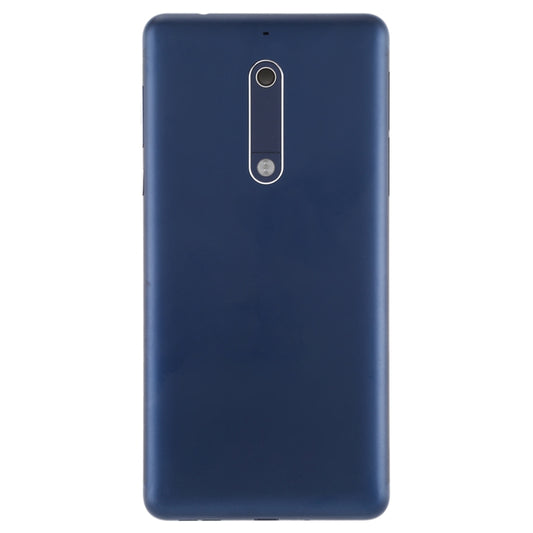 Battery Back Cover with Camera Lens & Side Keys for Nokia 5(Blue) by buy2fix