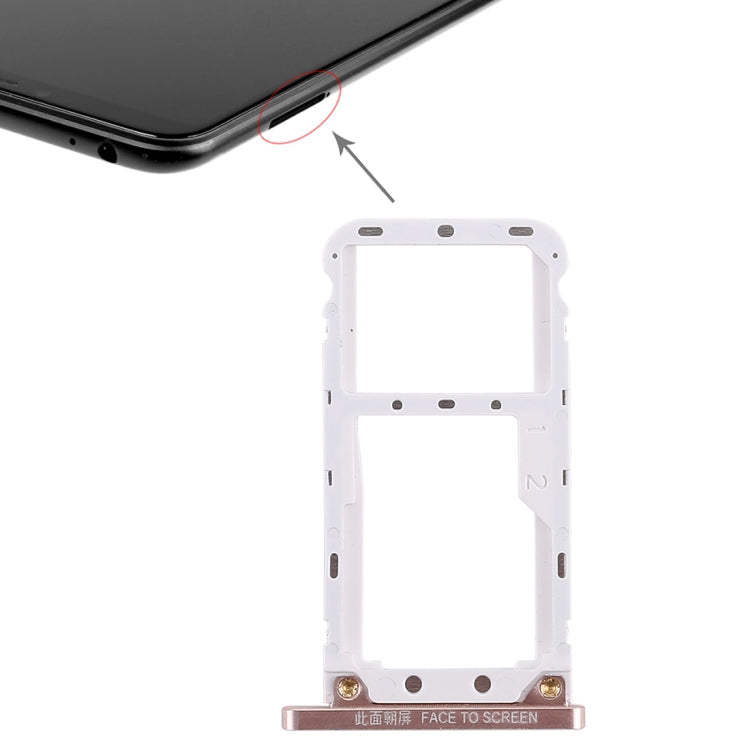 SIM Card Tray for Xiaomi Mi Max 3(Gold) by buy2fix