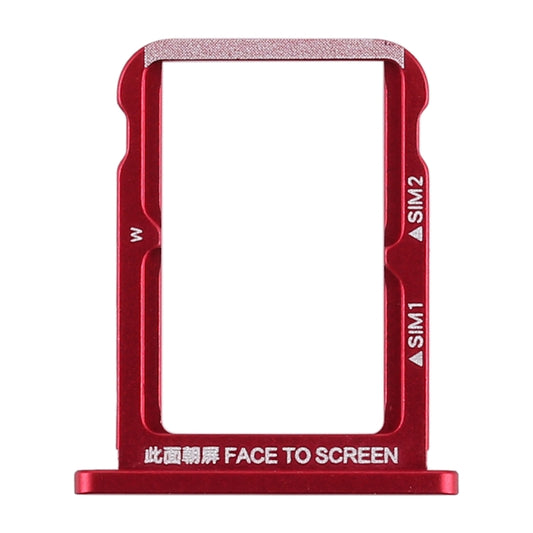 Double SIM Card Tray for Xiaomi Mi 6X (Red) by buy2fix