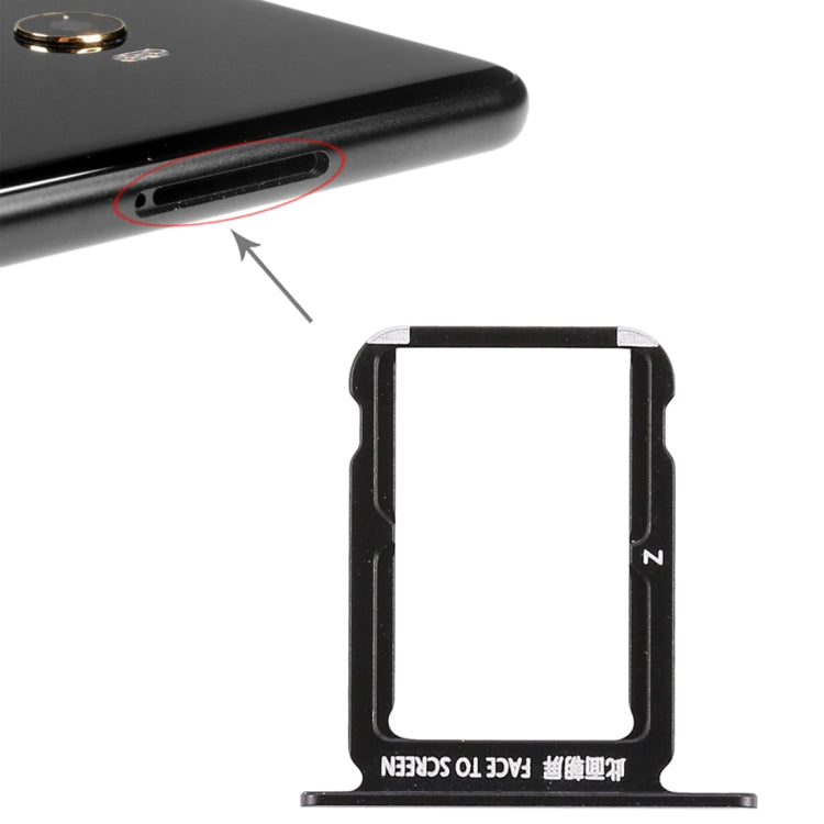 SIM Card Tray for Xiaomi Mi Mix 2S (Black) by buy2fix