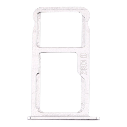 SIM Card Tray + SIM Card Tray / Micro SD Card Tray for Nokia X7 / 8.1 / 7.1 Plus / TA-1131(Silver) by buy2fix