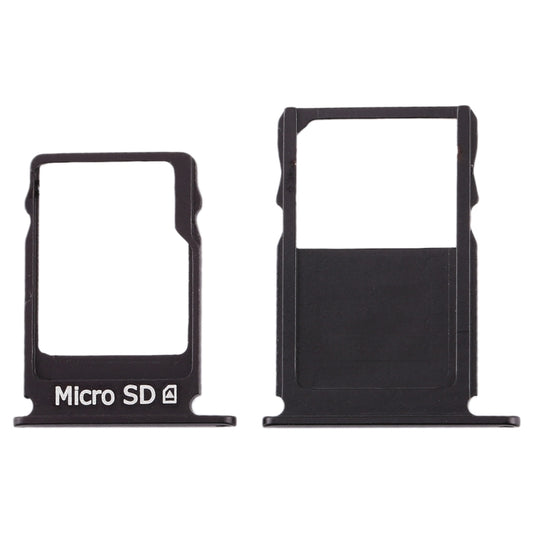 SIM Card Tray + Micro SD Card Tray for Nokia 3 TA-1020 TA-1028 TA-1032 TA-1038(Black) by buy2fix