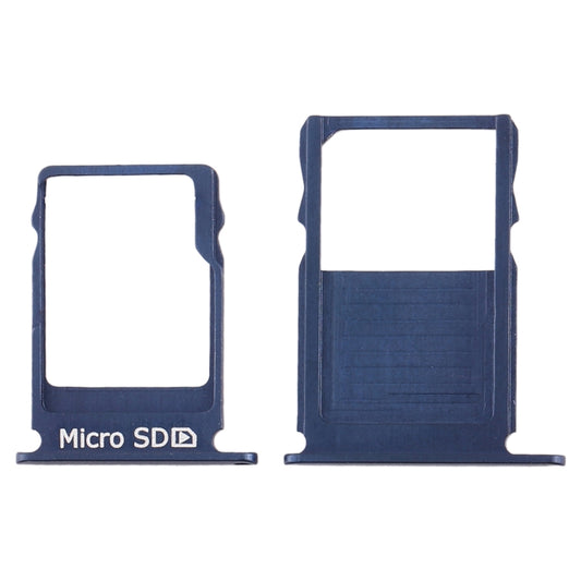 SIM Card Tray + Micro SD Card Tray for Nokia 3 TA-1020 TA-1028 TA-1032 TA-1038(Blue) by buy2fix