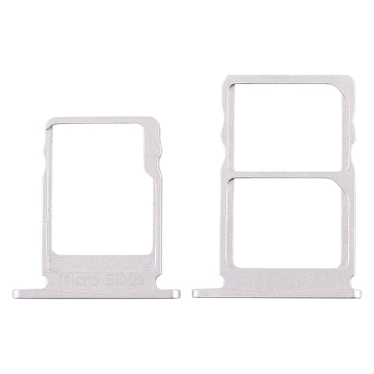 SIM Card Tray + SIM Card Tray + Micro SD Card Tray for Nokia 5 / N5 TA-1024 TA-1027 TA-1044 TA-1053 (White) by buy2fix
