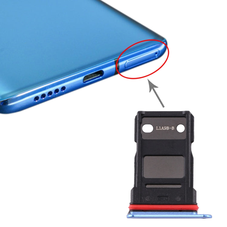 For OnePlus 7T Single SIM Card Tray (Blue) by buy2fix