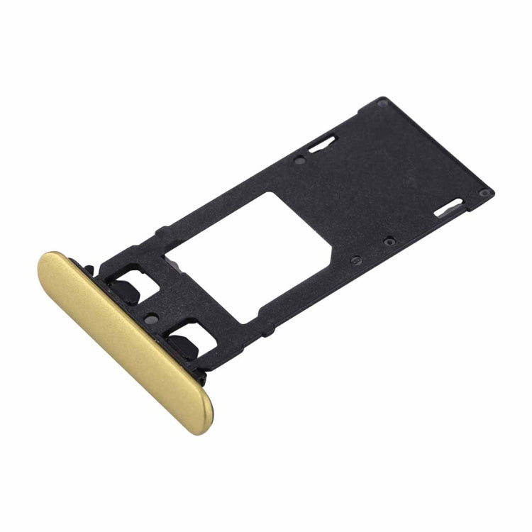 for Sony Xperia XZs (Single SIM Version) SIM & Micro SD Card Tray(Gold) by buy2fix