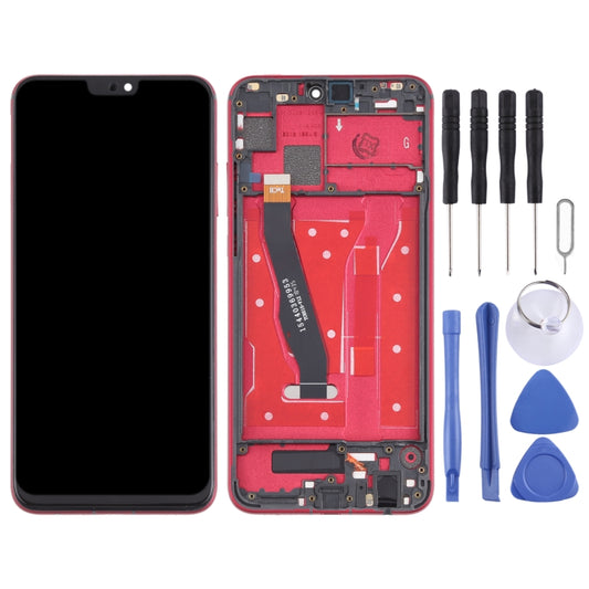 OEM LCD Screen for Huawei Honor 8X Digitizer Full Assembly with Frame(Red) by buy2fix