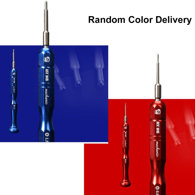 MECHANIC MX 3D 0.8 Five Star Screwdriver Precision Phone Dismantling Tool, Random Color Delivery by MECHANIC