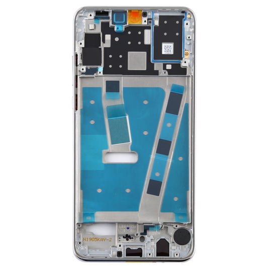 Middle Frame Bezel Plate with Side Keys for Huawei Nova 4e(White) by buy2fix