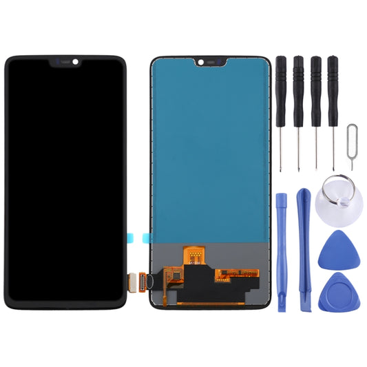 For OnePlus 6 A6000 TFT Material LCD Screen and Digitizer Full Assembly (Black) by buy2fix