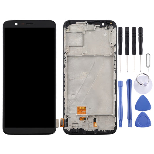 For OnePlus 5T A5010 TFT Material LCD Screen and Digitizer Full Assembly with Frame (Black) by buy2fix