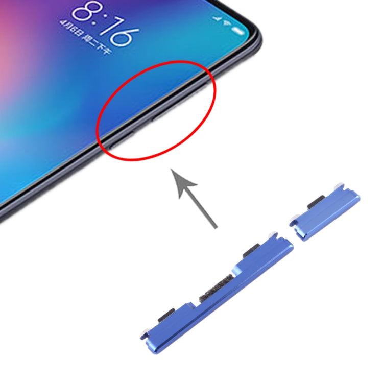 Side Keys for Xiaomi Mi 9(Blue) by buy2fix