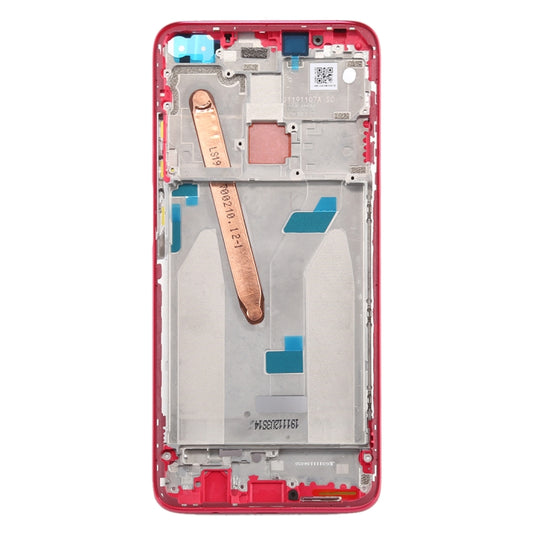 Front Housing LCD Frame Bezel Plate for Xiaomi Redmi K30 5G (Red) by buy2fix