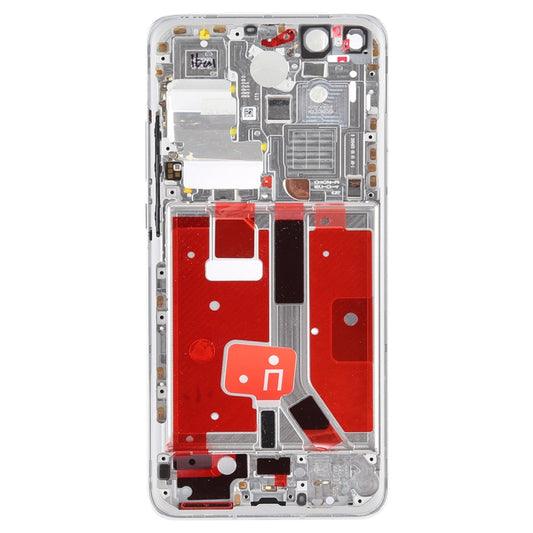 Original Middle Frame Bezel Plate with Side Keys for Huawei P40 Pro(Silver) by buy2fix