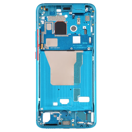 Front Housing LCD Frame Bezel Plate With Side Keys for Xiaomi Redmi K30 Pro (Blue) by buy2fix