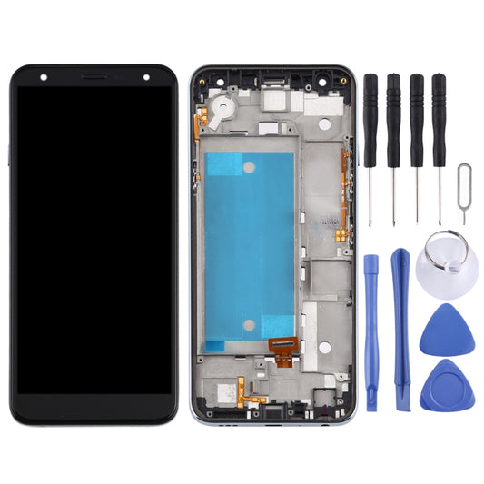 TFT LCD Screen for LG K40 LMX420 / X4 2019 / K12 Plus,Single SIM with Digitizer Full Assembly with Frame (Black) by buy2fix