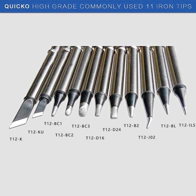 QUICKO T12-KU Black Welding Lead-free Soldering Iron Tip by Quicko