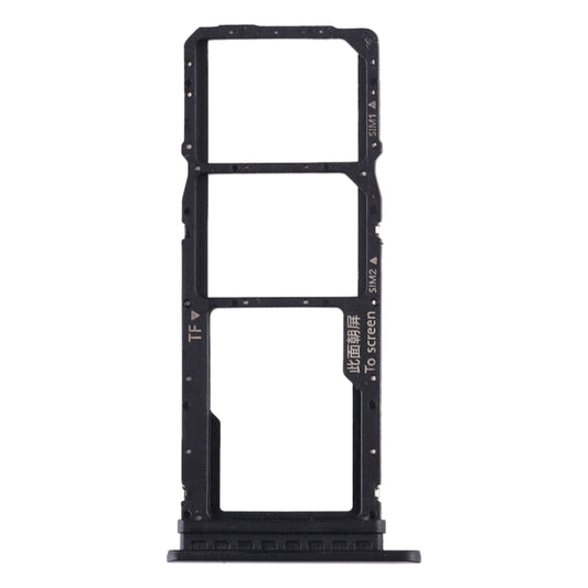 SIM Card Tray + SIM Card Tray + Micro SD Card Tray for Huawei Enjoy 10 / Honor Play 3 (Black) by buy2fix