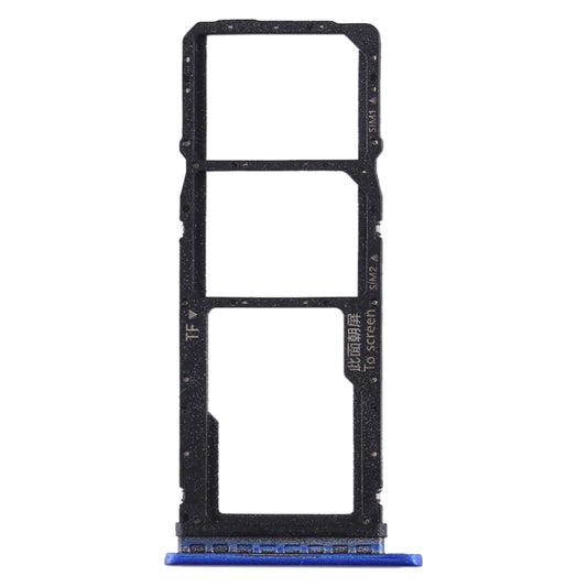 SIM Card Tray + SIM Card Tray + Micro SD Card Tray for Huawei Enjoy 10 / Honor Play 3 (Dark Blue) by buy2fix