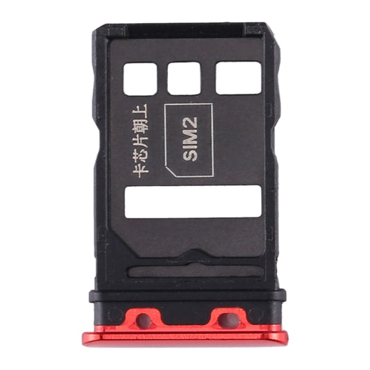 SIM Card Tray + SIM Card Tray for Honor V30 Pro / Honor V30(Red) by buy2fix