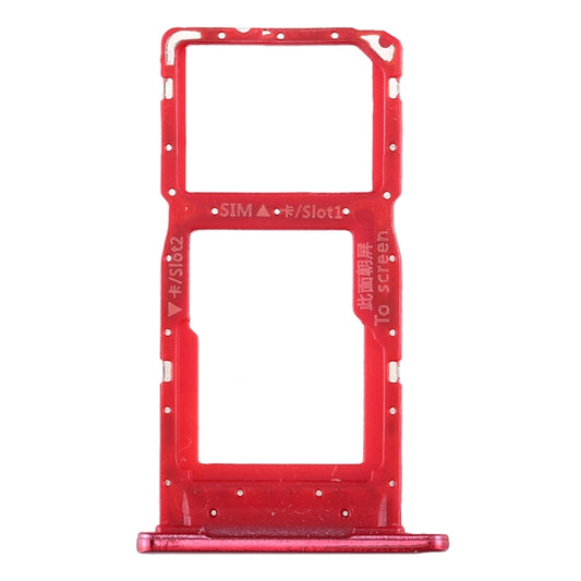 SIM Card Tray + SIM Card Tray / Micro SD Card Tray for Huawei Enjoy 9s (Red) by buy2fix