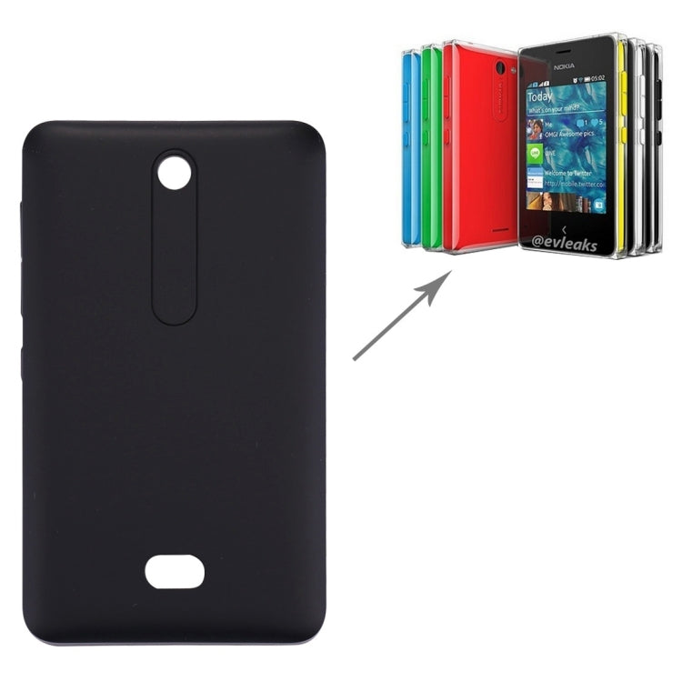 Battery Back Cover for Nokia Asha 501 (Black) by buy2fix
