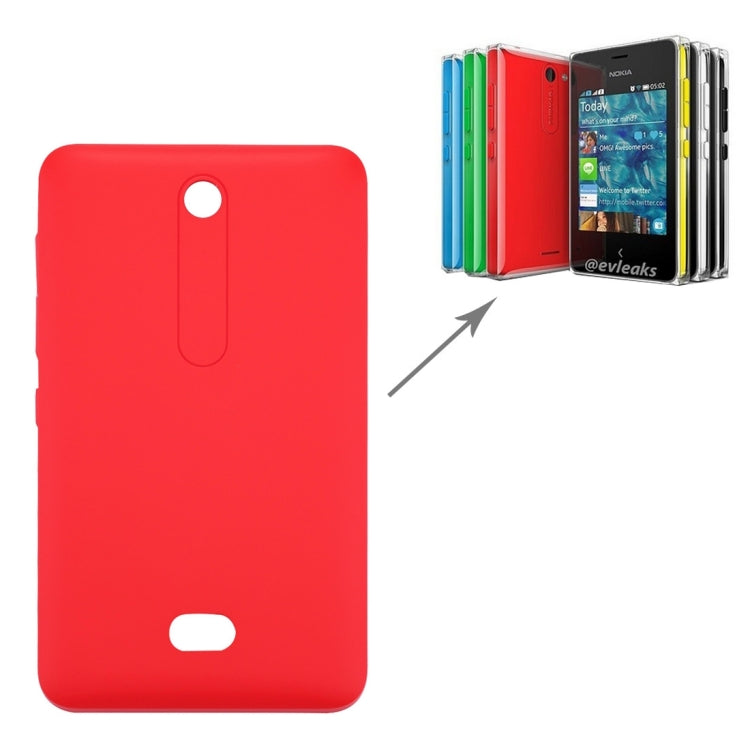 Battery Back Cover for Nokia Asha 501 (Red) by buy2fix