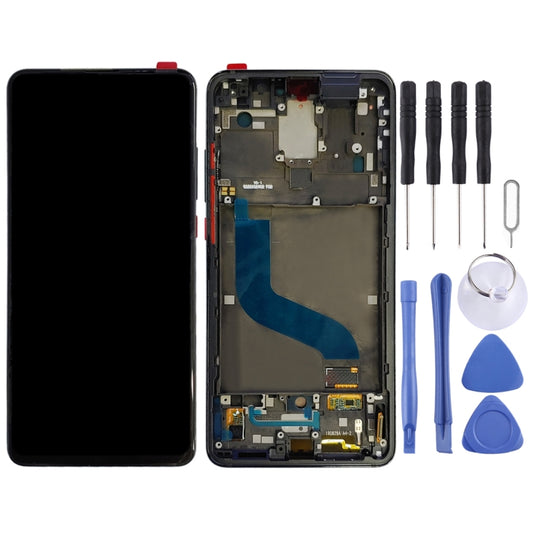 Original AMOLED LCD Screen for Xiaomi 9T Pro / Redmi K20 Pro / Redmi K20 Digitizer Full Assembly with Frame(Black) by buy2fix