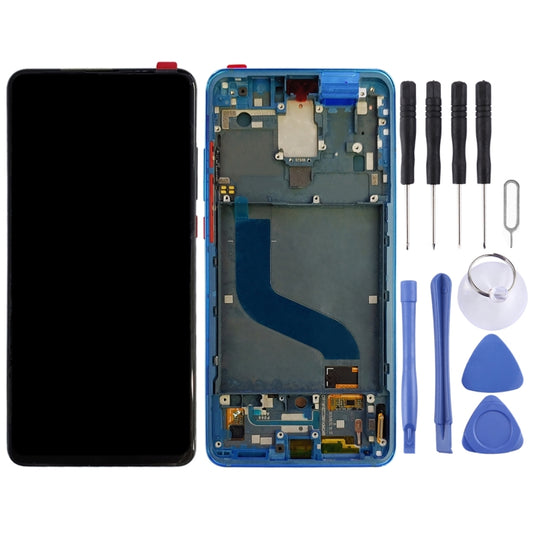 Original AMOLED LCD Screen for Xiaomi 9T Pro / Redmi K20 Pro / Redmi K20 Digitizer Full Assembly with Frame(Blue) by buy2fix