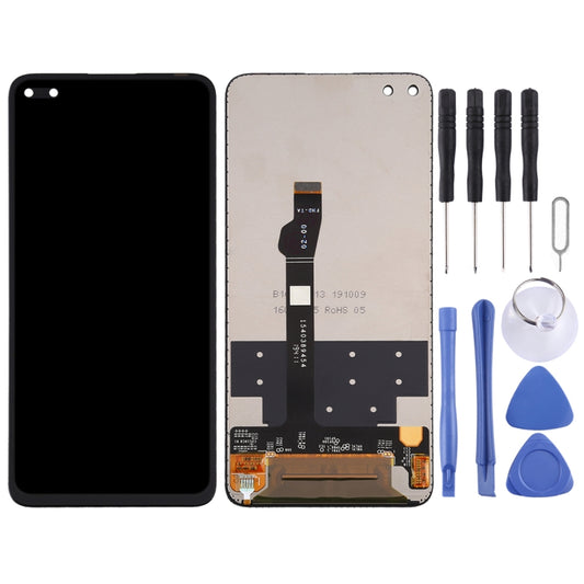 OEM LCD Screen for Huawei Nova 6 / WLZ-AL10 / WLZ-TL10 with Digitizer Full Assembly(Black) by buy2fix