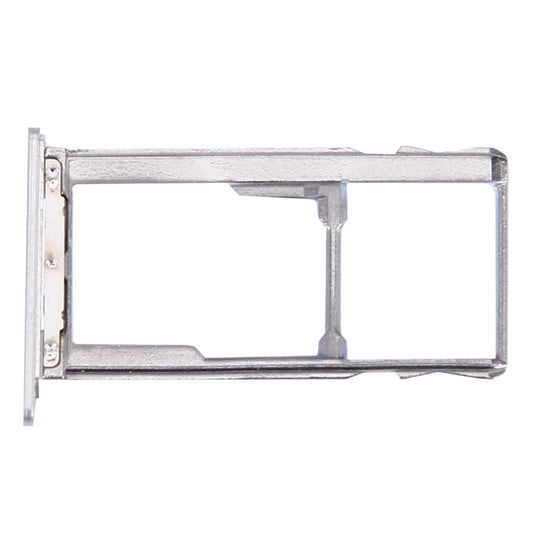 For Meizu M3 Note / Meilan Note 3 SIM + SIM / Micro SD Card Tray (Silver) by buy2fix