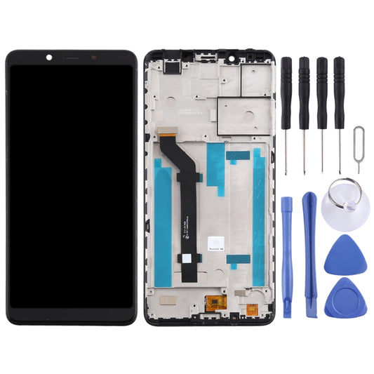 TFT LCD Screen for Nokia 3.1 Plus TA-1118 Digitizer Full Assembly with Frame (Black) by buy2fix