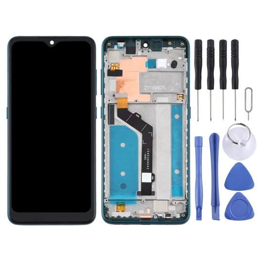TFT LCD Screen for Nokia 7.2 TA-1196 Digitizer Full Assembly with Frame (Green) by buy2fix