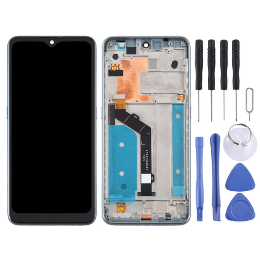 TFT LCD Screen for Nokia 6.2 TA-1198 TA-1200 TA-1187 TA-1201 Digitizer Full Assembly with Frame (Silver) by buy2fix