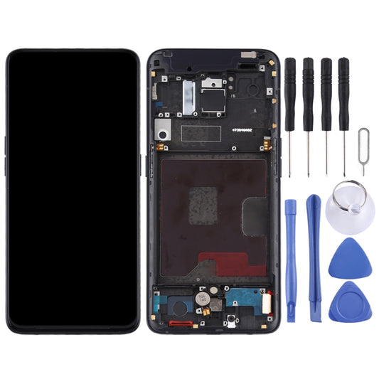 Original LCD Screen for OPPO Reno Digitizer Full Assembly with Frame (Black) by buy2fix