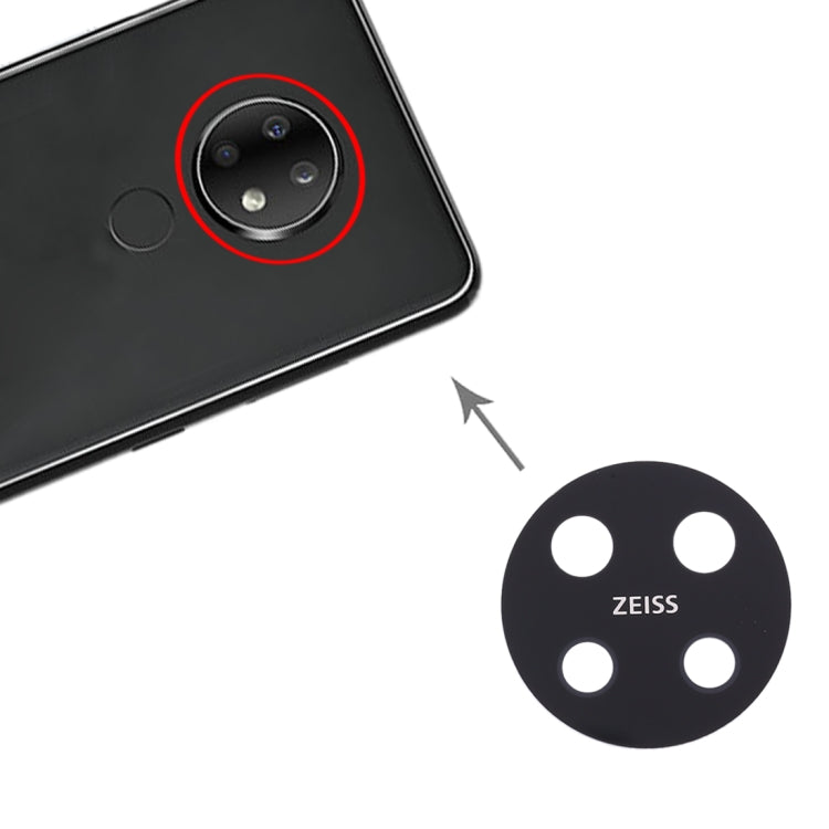 10 PCS Back Camera Lens for Nokia 7.2 / 6.2 TA-1196 TA-1198 TA-1200 TA-1187 TA-1201 by buy2fix